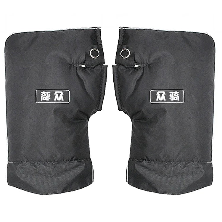 WUPP CS-1472A1 1 Pair Small Opening Motorcycle Handlebar Mitten Handlebar Winter Warmer Cover