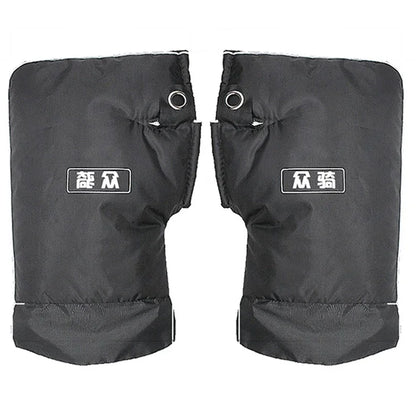WUPP CS-1472A1 1 Pair Small Opening Motorcycle Handlebar Mitten Handlebar Winter Warmer Cover