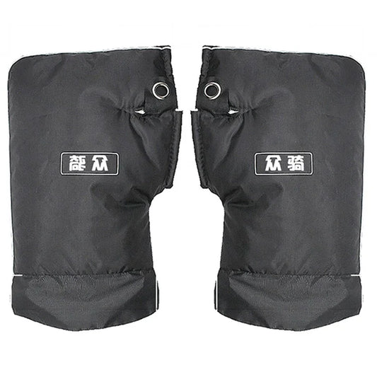 WUPP CS-1472A1 1 Pair Small Opening Motorcycle Handlebar Mitten Handlebar Winter Warmer Cover