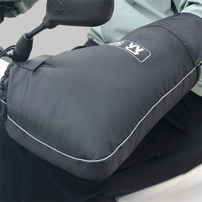 WUPP CS-1472A1 1 Pair Small Opening Motorcycle Handlebar Mitten Handlebar Winter Warmer Cover