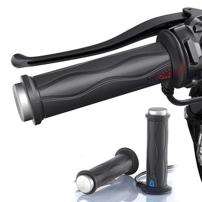 WUPP CSZH-1823B2 1 Pair Motorcycle Heated Grips 22mm Universal Silicone Handlebar Warmers