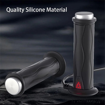 WUPP CSZH-1823B2 1 Pair Motorcycle Heated Grips 22mm Universal Silicone Handlebar Warmers