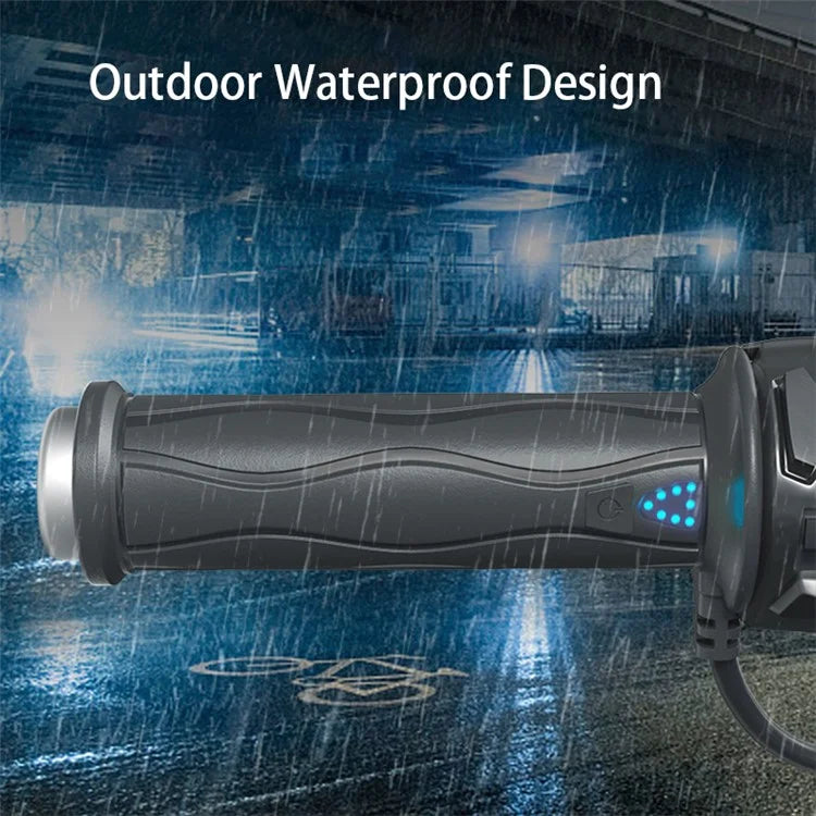 WUPP CSZH-1823B2 1 Pair Motorcycle Heated Grips 22mm Universal Silicone Handlebar Warmers