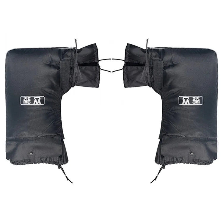 WUPP CS-1780A2 1 Pair Motorcycle Handlebar Gloves Windproof Hand Protectors Covers, Small Opening