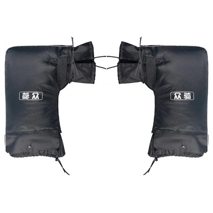 WUPP CS-1780A2 1 Pair Motorcycle Handlebar Gloves Windproof Hand Protectors Covers, Small Opening