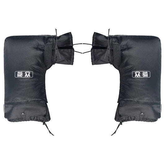 WUPP CS-1780A2 1 Pair Motorcycle Handlebar Gloves Windproof Hand Protectors Covers, Small Opening