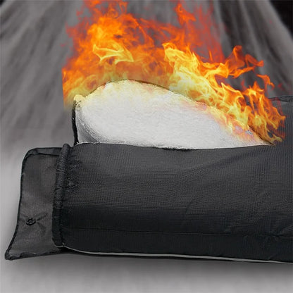 WUPP CS-1780A2 1 Pair Motorcycle Handlebar Gloves Windproof Hand Protectors Covers, Small Opening