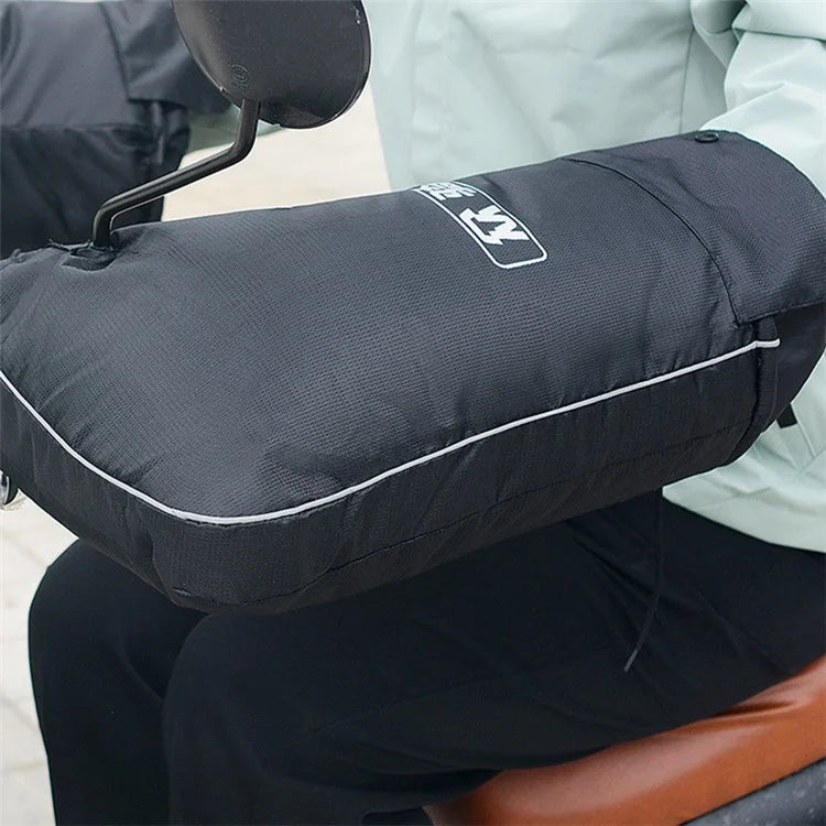 WUPP CS-1780A2 1 Pair Motorcycle Handlebar Gloves Windproof Hand Protectors Covers, Small Opening