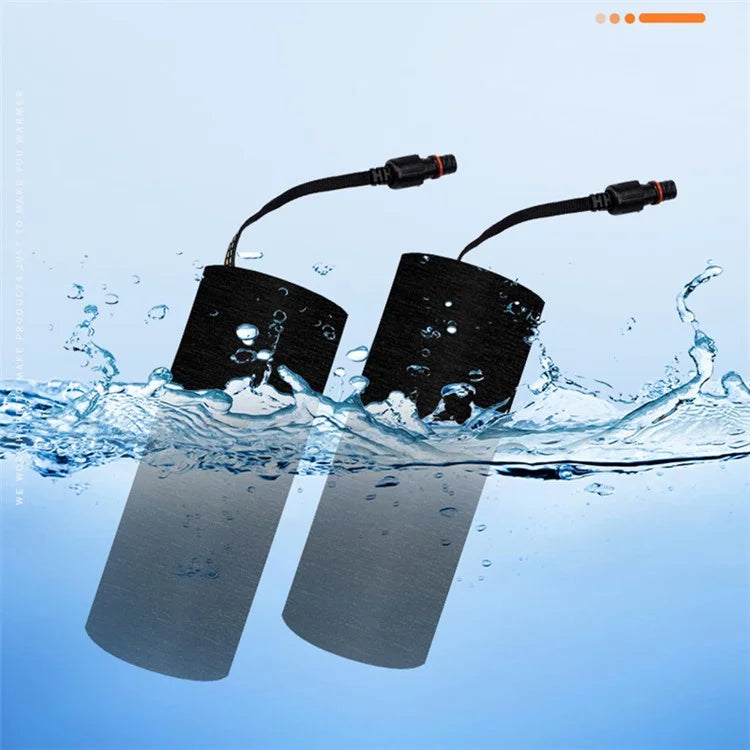 WUPP CSZH-974D4 5V USB Heated Grips with 3-Mode Temperature Adjustable, Magic Tape Version