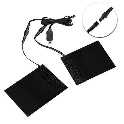 WUPP CSZH-974D4 5V USB Heated Grips with 3-Mode Temperature Adjustable, Magic Tape Version