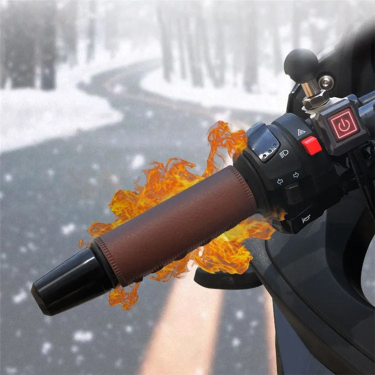 WUPP CSZH-1314A1 12V Strap-Style Heated Grips for Motorcycle Fast Heating Grips
