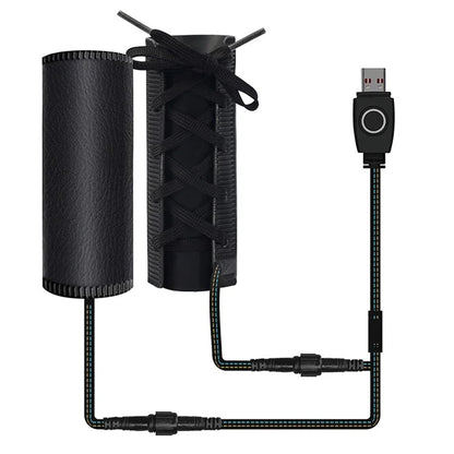 WUPP CSZH-1314B1 5V Strap-Style Motorcycle Heated Grips with Switch, IP67 Waterproof