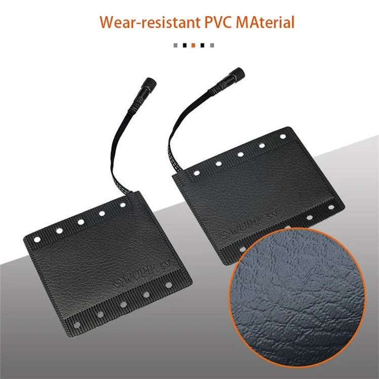 WUPP CSZH-1314B1 5V Strap-Style Motorcycle Heated Grips with Switch, IP67 Waterproof