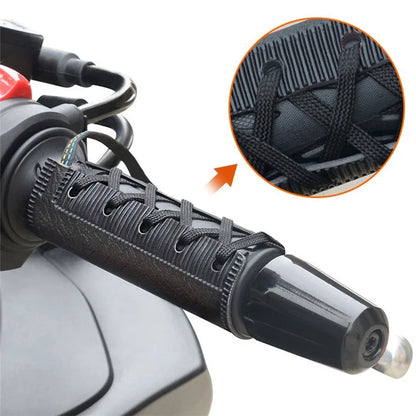 WUPP CSZH-1314B1 5V Strap-Style Motorcycle Heated Grips with Switch, IP67 Waterproof