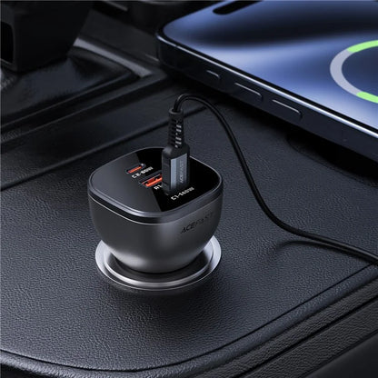 ACEFAST B14 165W USB + Dual Type-C Car Charger Phone Fast Charging Adapter