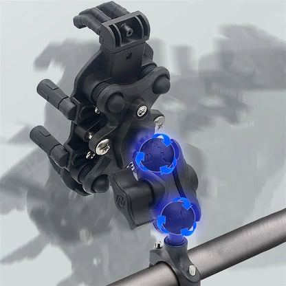 WUPP CS-1990A1 Motorcycle Handlebar Phone Mount Clamp Aluminum Alloy Anti-Shake Bike Phone Holder