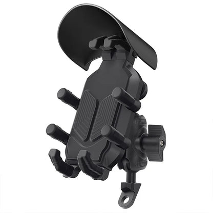 WUPP CS-1988A2 Rearview Mirror Phone Mount Adjustable Motorcycle Bike CNC Ball Head Aluminum Alloy Phone Holder