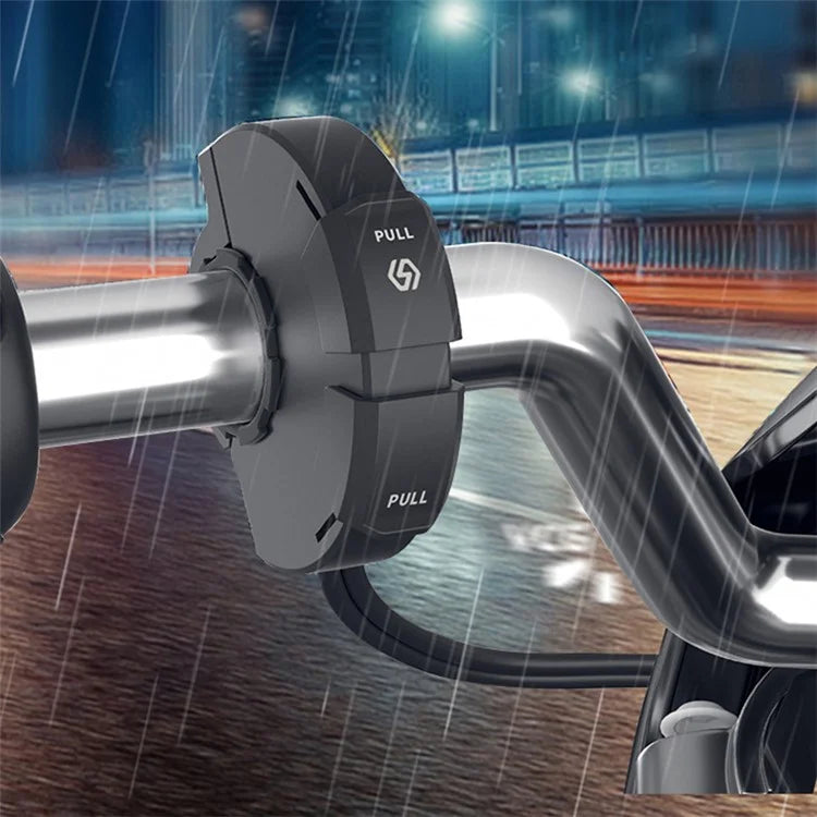 WUPP CS-1944C1 / B1 Motorcycle USB+Type-C Charger Motorcycle Phone Charging Adapter with Waterproof Lid