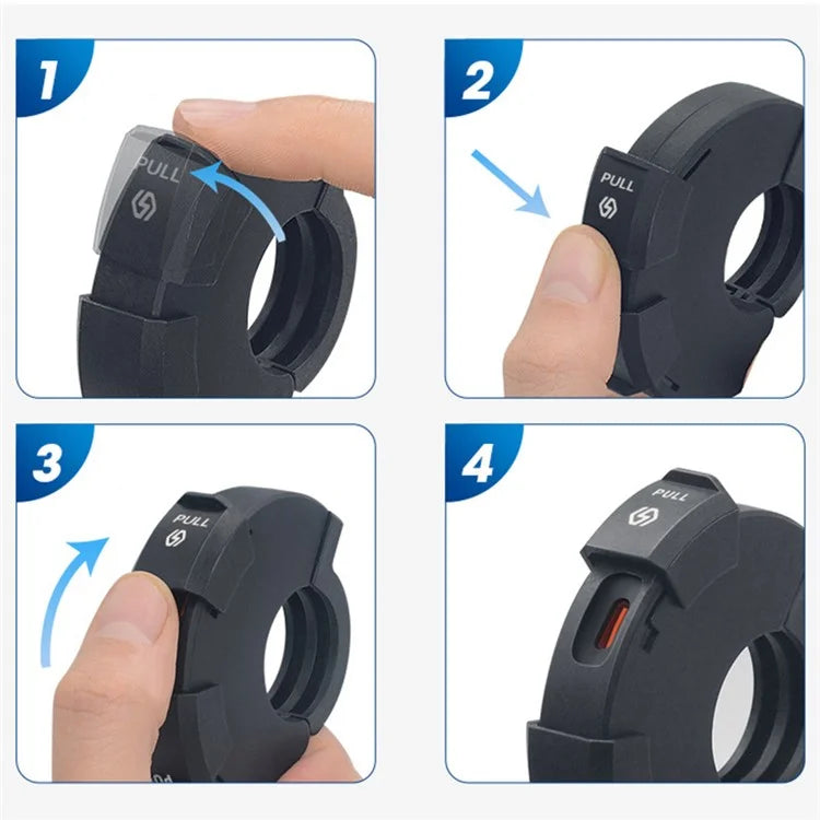 WUPP CS-1944C1 / B1 Motorcycle USB+Type-C Charger Motorcycle Phone Charging Adapter with Waterproof Lid