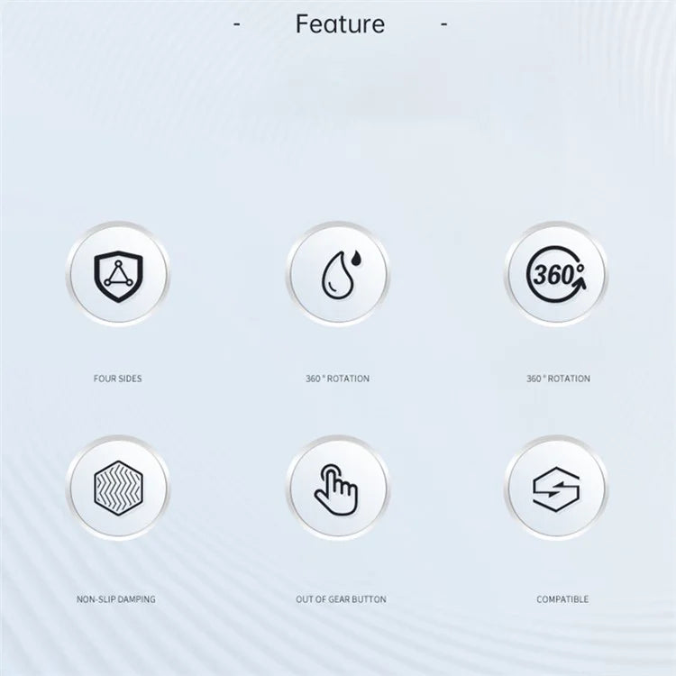 WUPP CS-1988A1 Motorbike Handlebar Phone Holder CNC Anti-Shock Braceket for 4.7-7.2 inch Phones