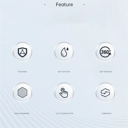 WUPP CS-1988A1 Motorbike Handlebar Phone Holder CNC Anti-Shock Braceket for 4.7-7.2 inch Phones