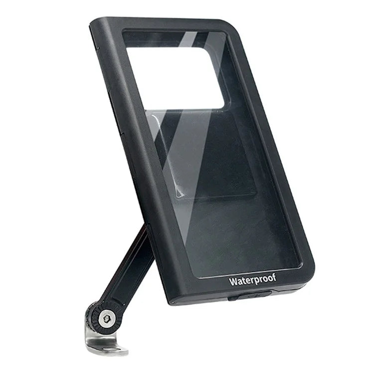 WUPP CS-1937A1 Motorcycle Rearview Mirror Phone Holder Waterproof Phone Mount Case for Electric Bikes