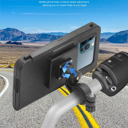 WUPP CS-1937B1 Motorbike Handlebar Phone Holder Sensitive Touch IP67 Waterproof Phone Case
