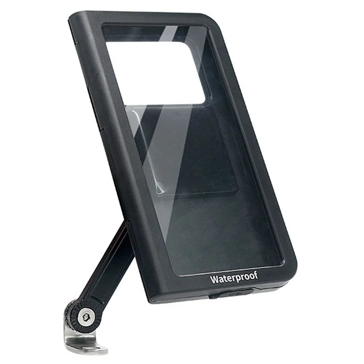 WUPP CS-1937A1 Motorbike Waterproof Phone Holder Rearview Mirror Mount Phone Case