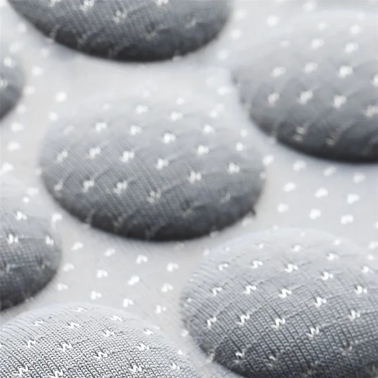 Summer Cooling Mat 3D Massage Breathable Ice Silk Universal Car Front Seat Cover + Backrest Pad