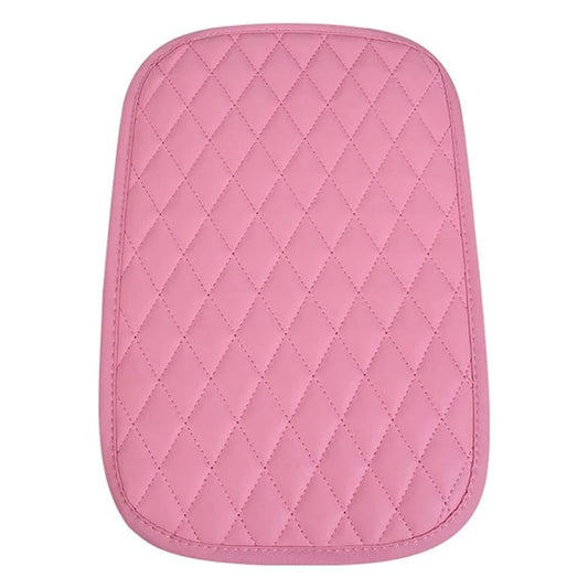 PU Leather Car Armrest Box Cover Pad Auto Center Armrest Box Protective Mat