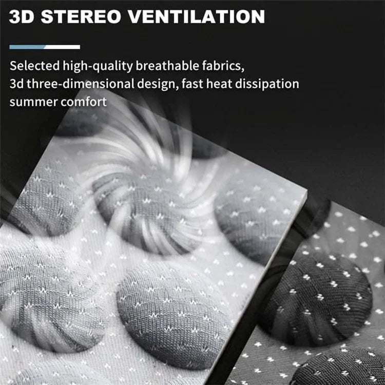 2Pcs Car Truck Front Seat Cushion Cool Breathable Fatigue Relief Vehicle Seat Pad