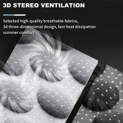 2Pcs Car Truck Front Seat Cushion Cool Breathable Fatigue Relief Vehicle Seat Pad