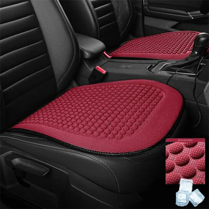 2Pcs Car Truck Front Seat Cushion Cool Breathable Fatigue Relief Vehicle Seat Pad