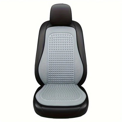 2 Sets Car Front Seat Cover + Backrest Pad Cool Breathable Fatigue Relief Vehicle Seat Pad