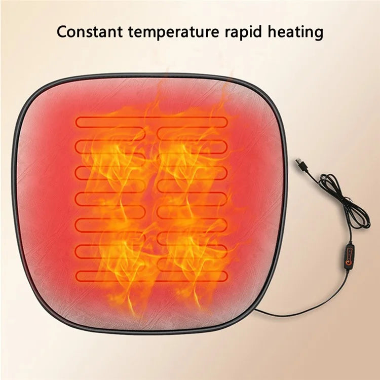 Heating Pad Seat Cushion 3 Temperature USB 5V Heating Pad Car Seat Cover for Cold Winter
