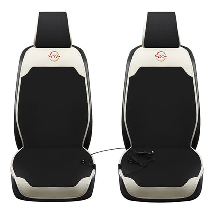 WM-XL2 2Pcs / Set 12V / 24V Car Heated Seat Cushion Universal Vehicle Seat Cover Warmer with Backrest for Cold Day