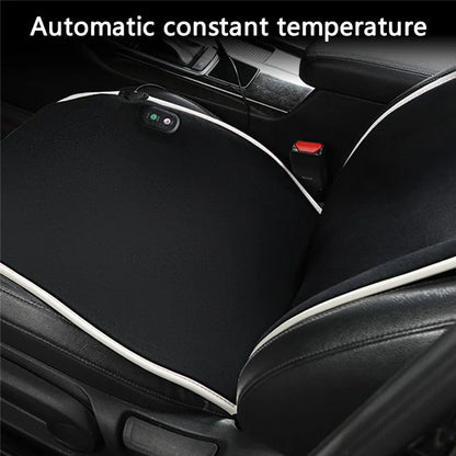 WM-XL2 2Pcs / Set 12V / 24V Car Heated Seat Cushion Universal Vehicle Seat Cover Warmer with Backrest for Cold Day