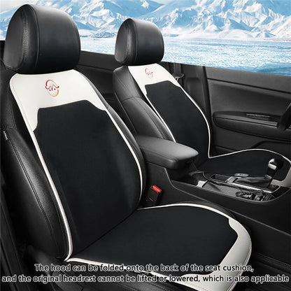 WM-XL2 2Pcs / Set 12V / 24V Car Heated Seat Cushion Universal Vehicle Seat Cover Warmer with Backrest for Cold Day