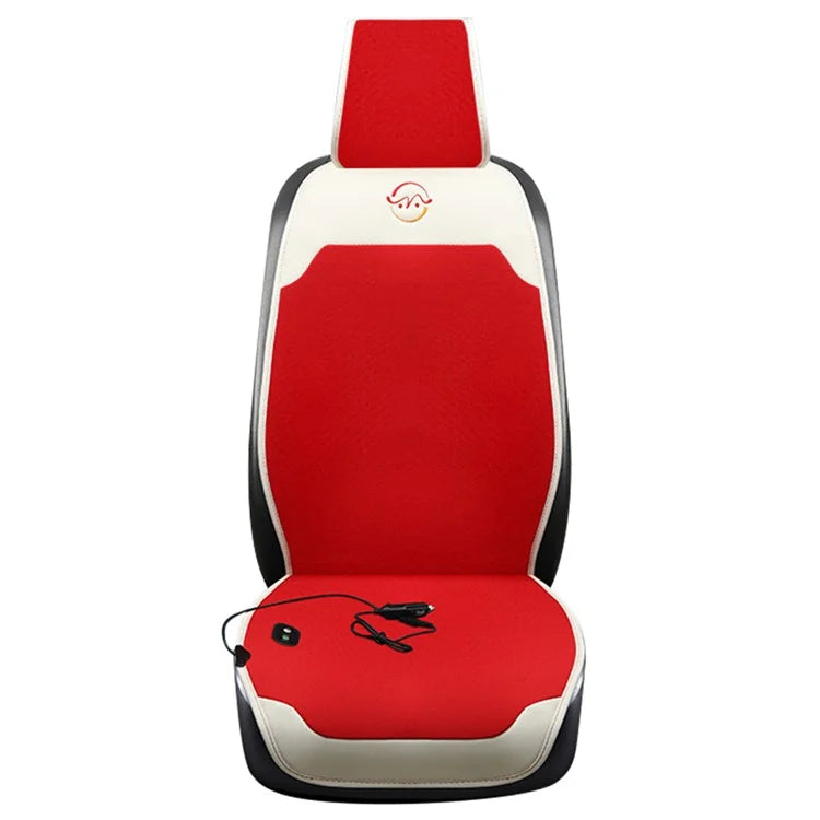 WM-XL2 Universal 12V / 24V Car Heated Seat Cover with Backrest Vehicle Seat Cushion Warmer for Winter