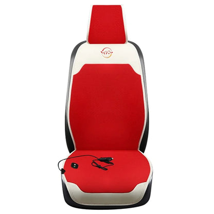 WM-XL2 Universal 12V / 24V Car Heated Seat Cover with Backrest Vehicle Seat Cushion Warmer for Winter