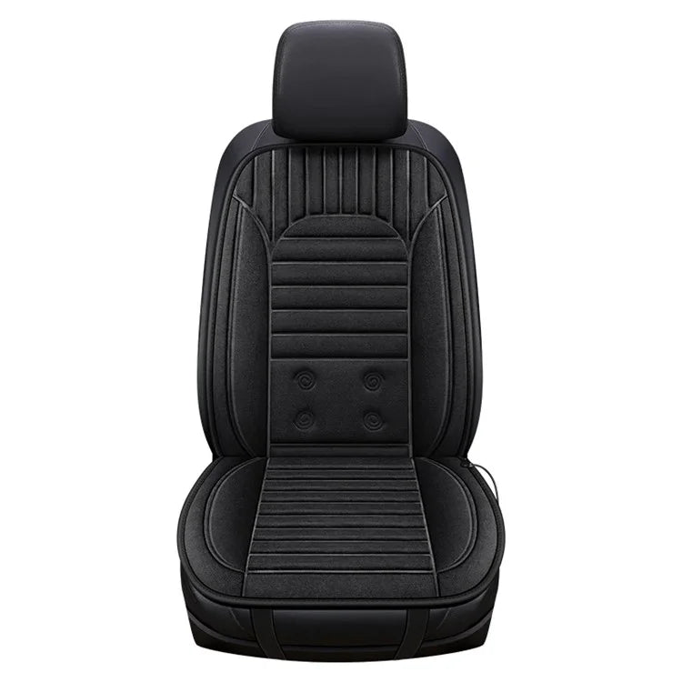 G-4S Heated Car Seat Covers Winter Heating 12V Car Seat Warmer Pad with Backrest