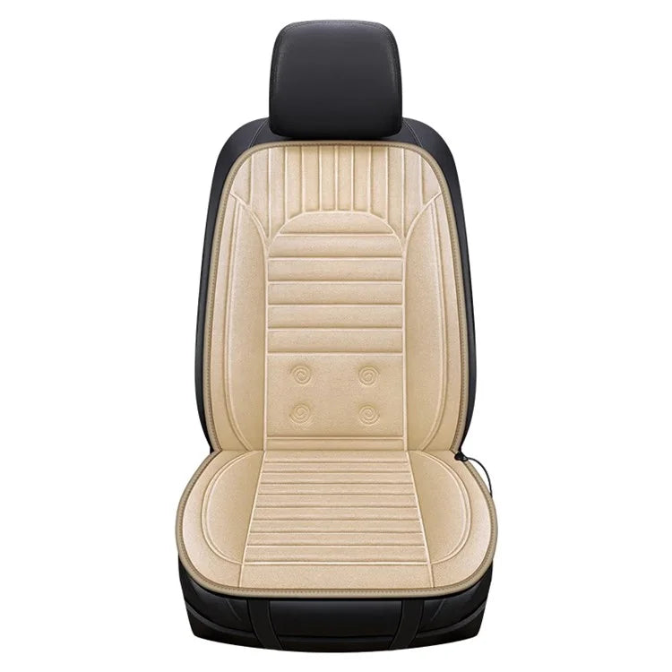 G-4S Heated Car Seat Covers Winter Heating 12V Car Seat Warmer Pad with Backrest
