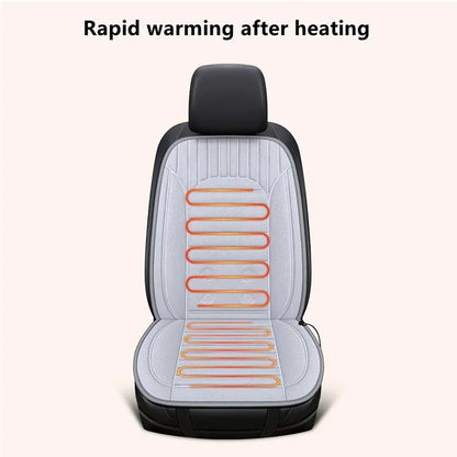 G-4S Heated Car Seat Covers Winter Heating 12V Car Seat Warmer Pad with Backrest