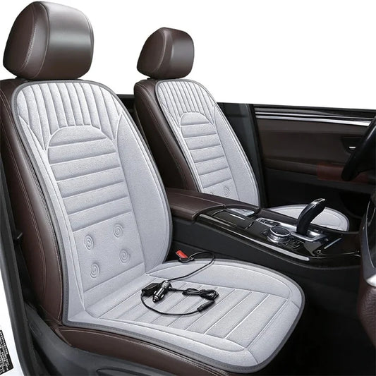 G-4S 2Pcs / Set 12V Car Seat Heating Cushion for Winter Heated Seat Covers with Backrest