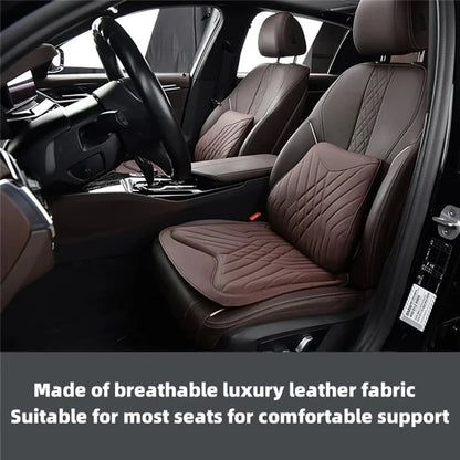 TK036 Nappa Texture PU Leather + Memory Foam Car Seat Cushion Non-slip Seat Pad