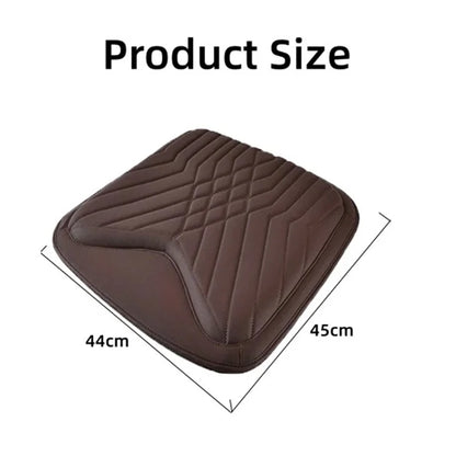 TK036 Nappa Texture PU Leather + Memory Foam Car Seat Cushion Non-slip Seat Pad