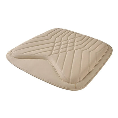 TK036 Nappa Texture PU Leather + Memory Foam Car Seat Cushion Non-slip Seat Pad