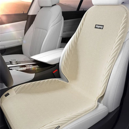 ANJUNY Winter Car Electric Heated Seat Cushion with Backrest Plush Chair Heating Pad