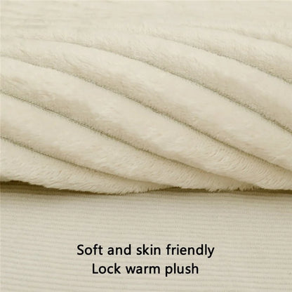 ANJUNY Winter Car Electric Heated Seat Cushion with Backrest Plush Chair Heating Pad