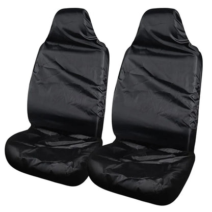 ZJ-784 2Pcs Car Front Seat Dust Cover Waterproof Polyester Seat Protector Sleeve